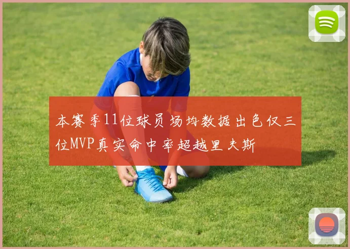 本赛季11位球员场均数据出色仅三位MVP真实命中率超越里夫斯